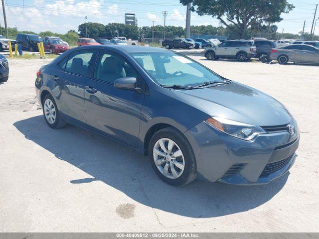  Salvage Toyota Corolla