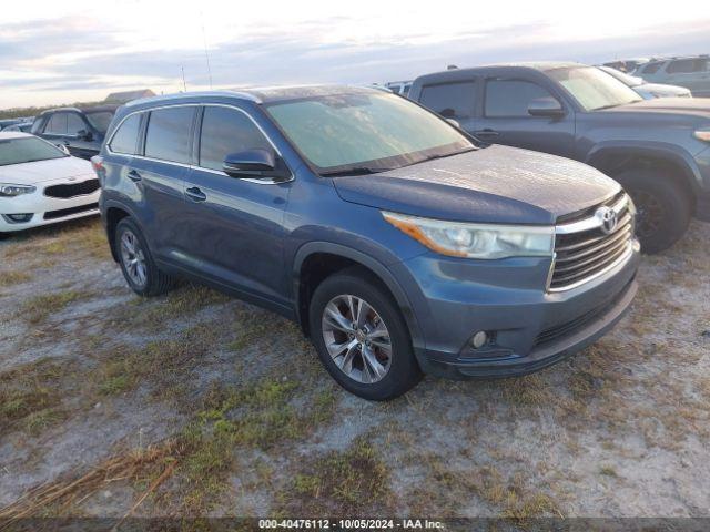  Salvage Toyota Highlander