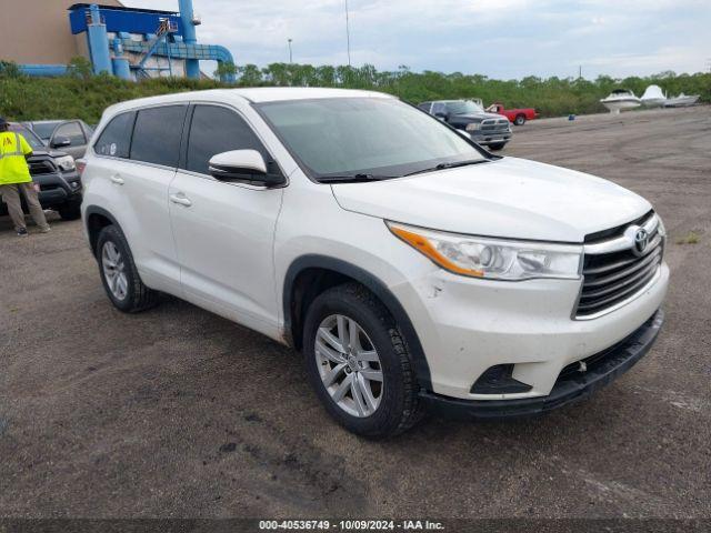  Salvage Toyota Highlander