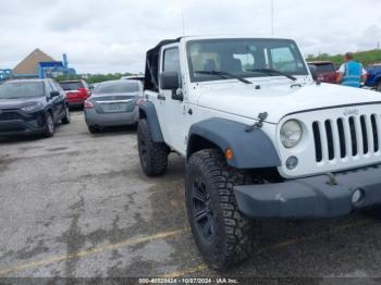  Salvage Jeep Wrangler