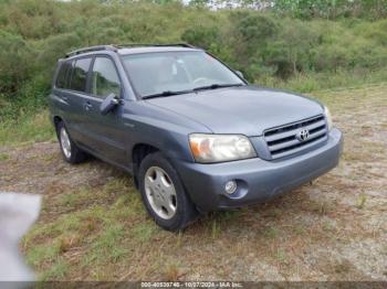  Salvage Toyota Highlander