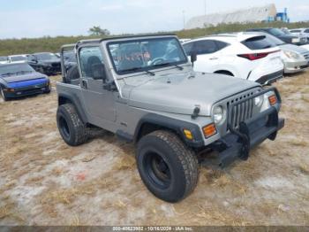  Salvage Jeep Wrangler