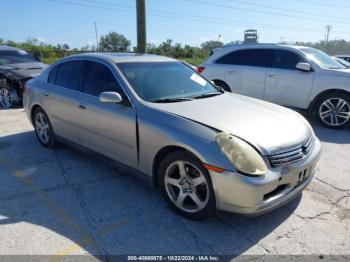  Salvage INFINITI G35