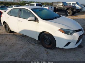  Salvage Toyota Corolla