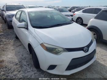  Salvage Toyota Corolla