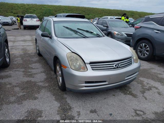  Salvage INFINITI G35x