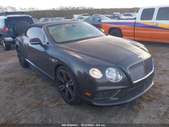  Salvage Bentley Continental Gt