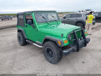  Salvage Jeep Wrangler