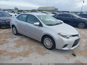  Salvage Toyota Corolla