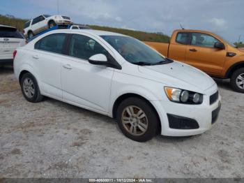  Salvage Chevrolet Sonic