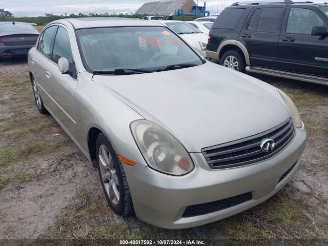  Salvage INFINITI G35