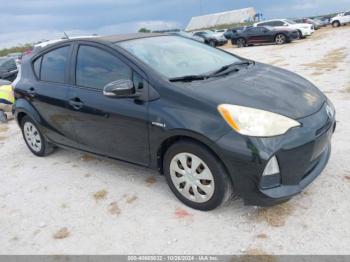  Salvage Toyota Prius c