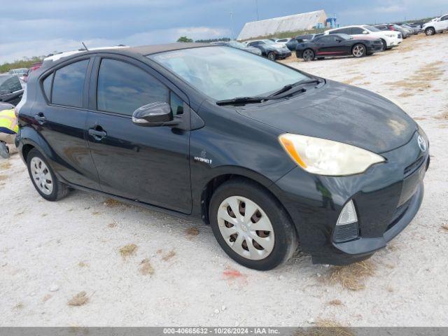  Salvage Toyota Prius c