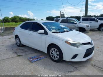  Salvage Toyota Corolla