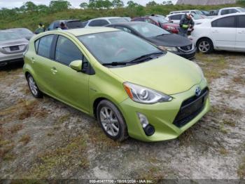  Salvage Toyota Prius c