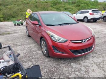  Salvage Hyundai ELANTRA