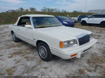  Salvage Chrysler Lebaron