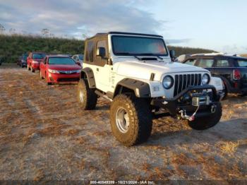  Salvage Jeep Wrangler