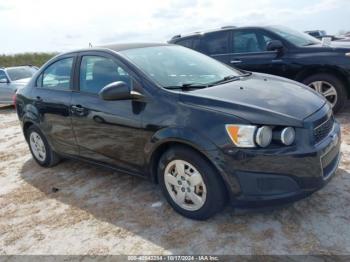  Salvage Chevrolet Sonic