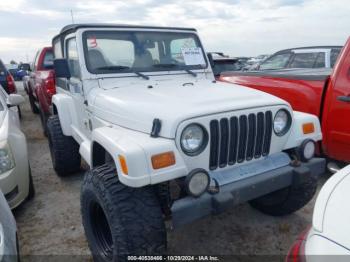  Salvage Jeep Wrangler