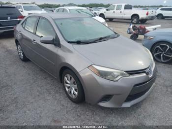  Salvage Toyota Corolla