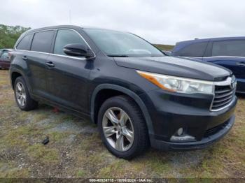  Salvage Toyota Highlander