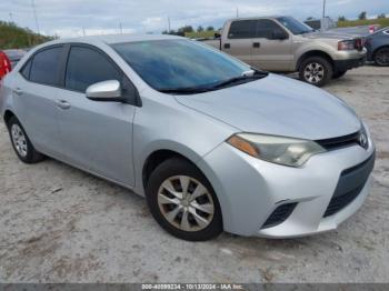  Salvage Toyota Corolla