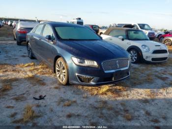  Salvage Lincoln MKZ Hybrid