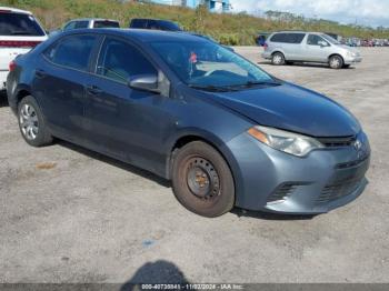  Salvage Toyota Corolla