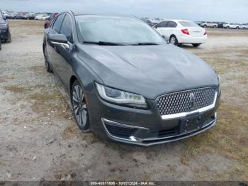  Salvage Lincoln MKZ