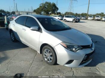  Salvage Toyota Corolla