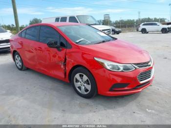  Salvage Chevrolet Cruze