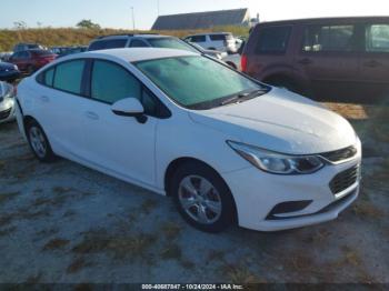  Salvage Chevrolet Cruze