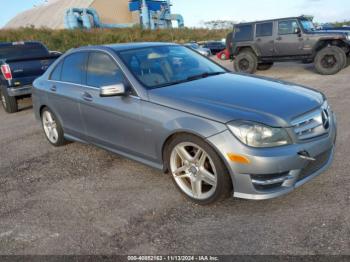  Salvage Mercedes-Benz C-Class