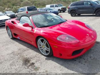  Salvage Ferrari 360 Modena