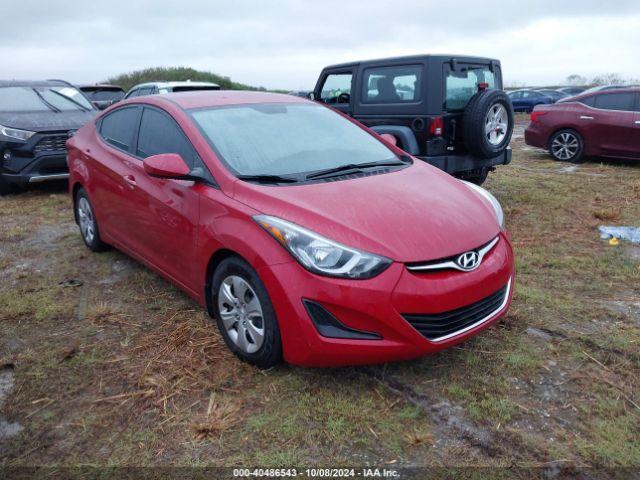  Salvage Hyundai ELANTRA