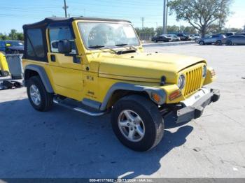  Salvage Jeep Wrangler