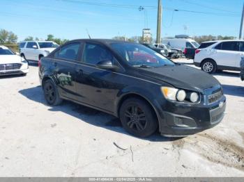  Salvage Chevrolet Sonic