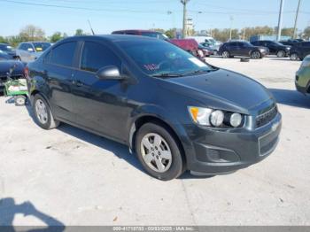  Salvage Chevrolet Sonic