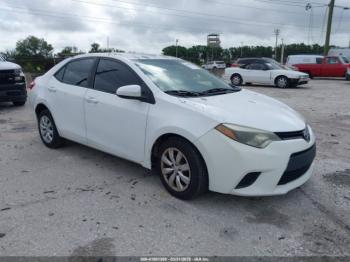  Salvage Toyota Corolla