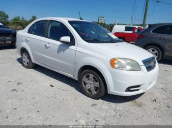  Salvage Chevrolet Aveo