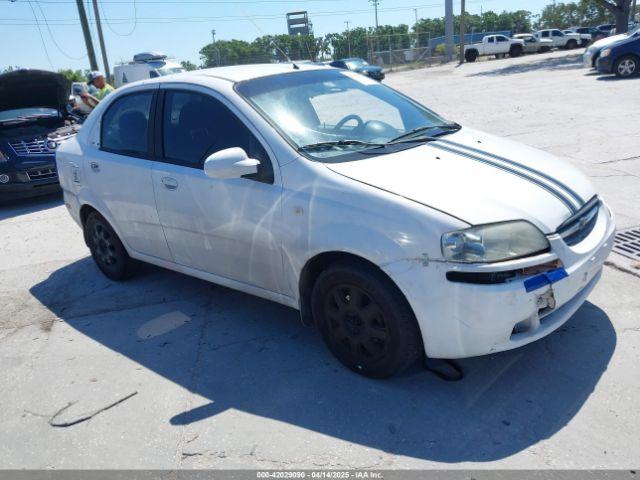  Salvage Chevrolet Aveo