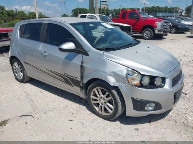  Salvage Chevrolet Sonic