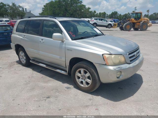  Salvage Toyota Highlander