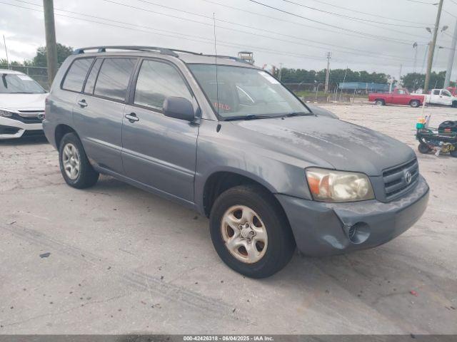  Salvage Toyota Highlander