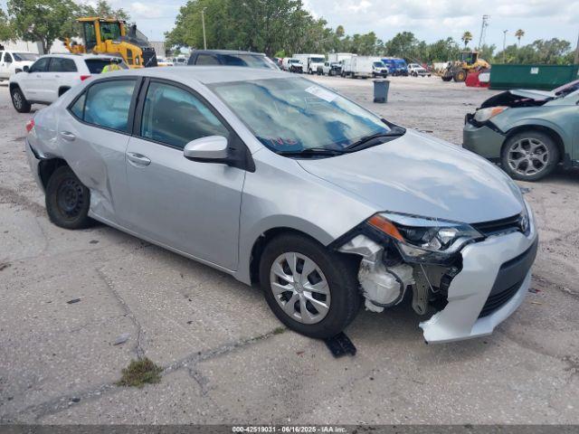  Salvage Toyota Corolla