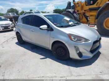  Salvage Toyota Prius c