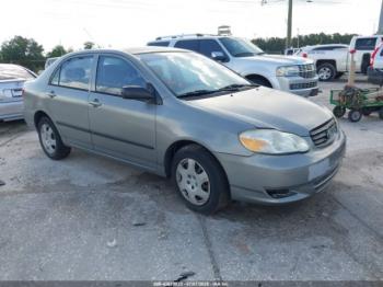  Salvage Toyota Corolla