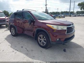  Salvage Toyota Highlander