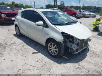  Salvage Toyota Prius c